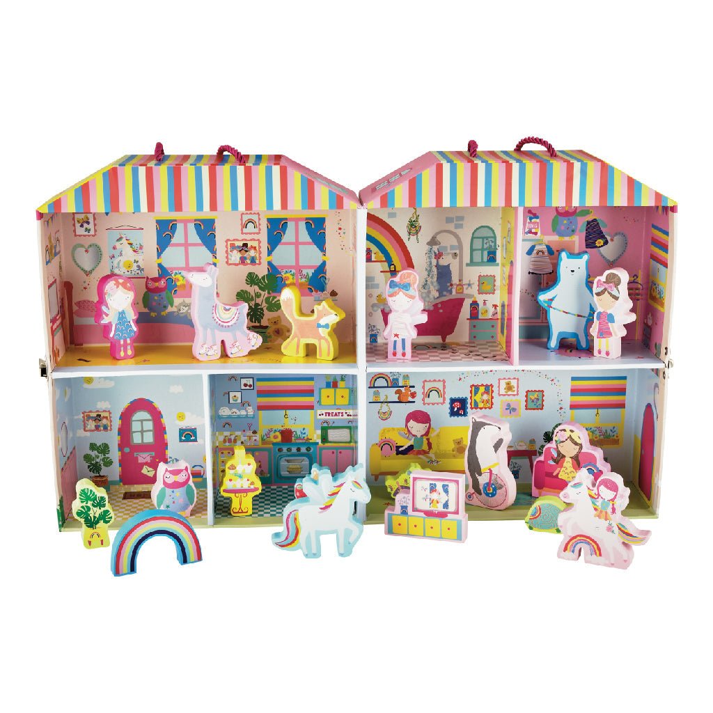 Playbox With Wooden Pieces - Rainbow Fairy - Play Boxes - ELLIE