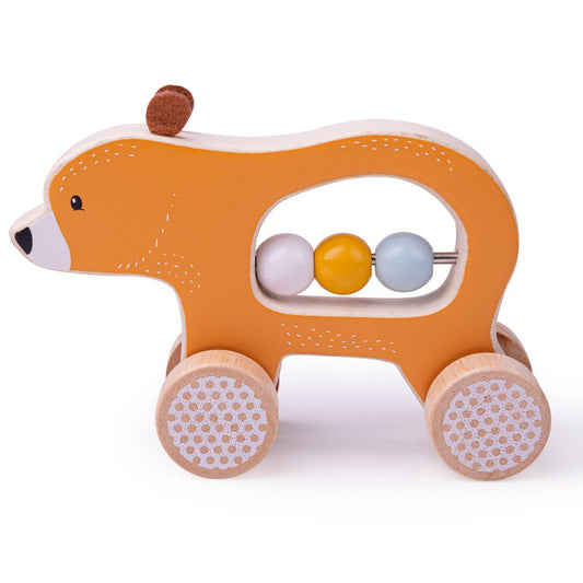 Push Along Bear - FSC 100% - ELLIE