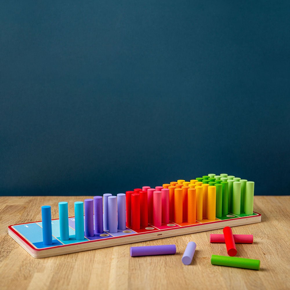 Rainbow Counting Sticks - ELLIE