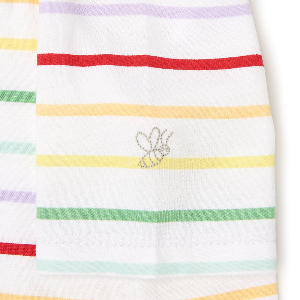 Rainbow Stripe Summer T-Shirt - Tops & Tees - ELLIE