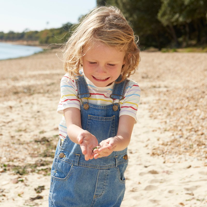 Rainbow Stripe Summer T-Shirt - Tops & Tees - ELLIE