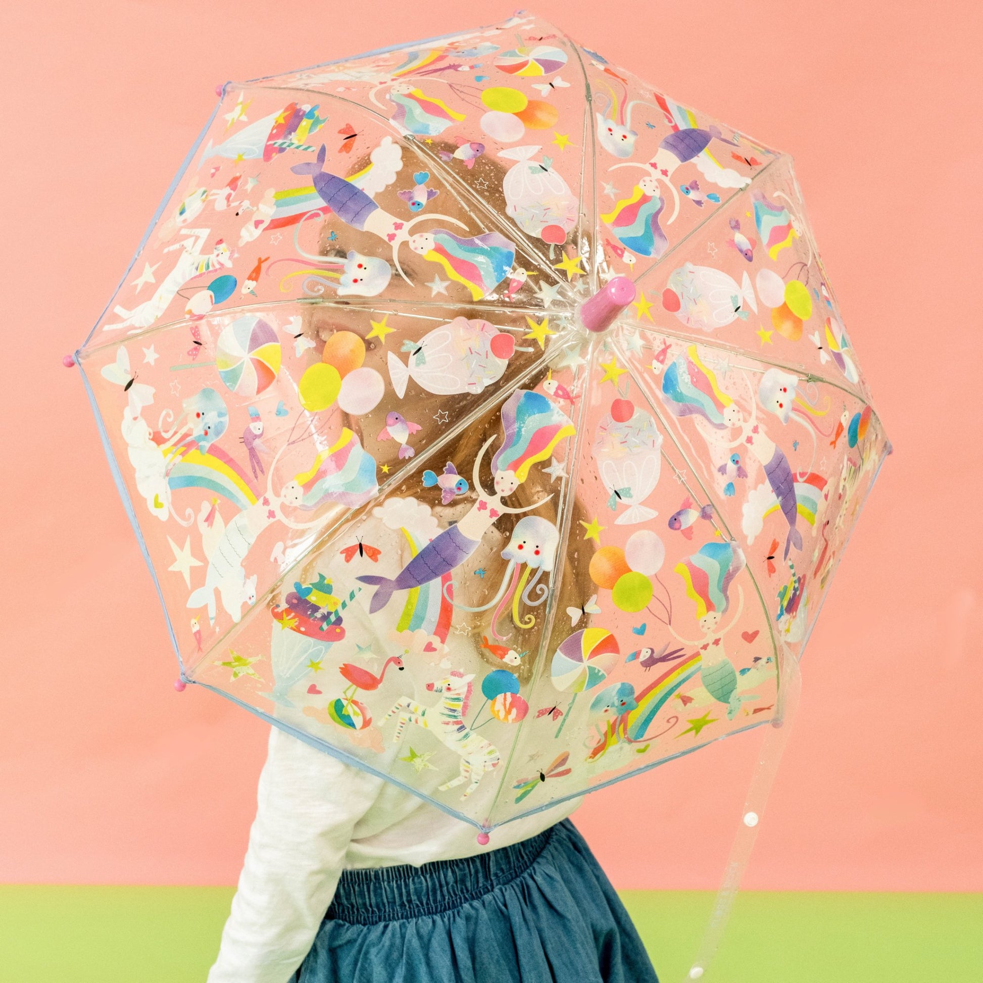 Transparent Colour Changing Umbrella - Fantasy - Magic Umbrellas - ELLIE