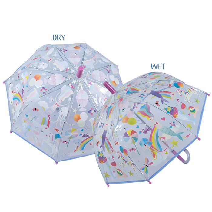 Transparent Colour Changing Umbrella - Fantasy - Magic Umbrellas - ELLIE