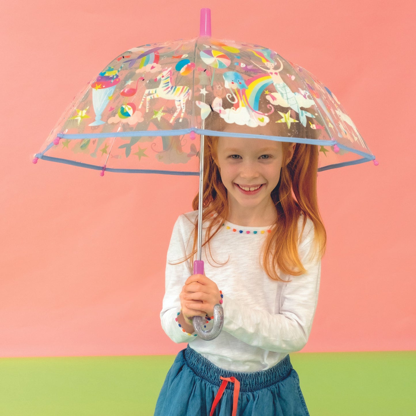 Transparent Colour Changing Umbrella - Fantasy - Magic Umbrellas - ELLIE