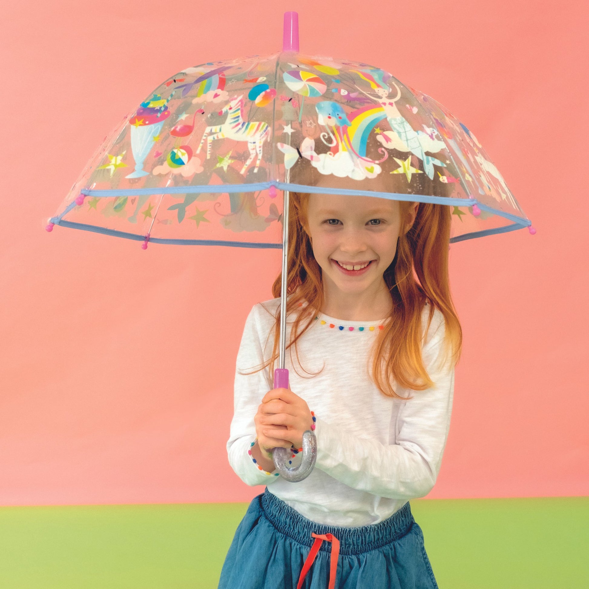 Transparent Colour Changing Umbrella - Fantasy - Magic Umbrellas - ELLIE