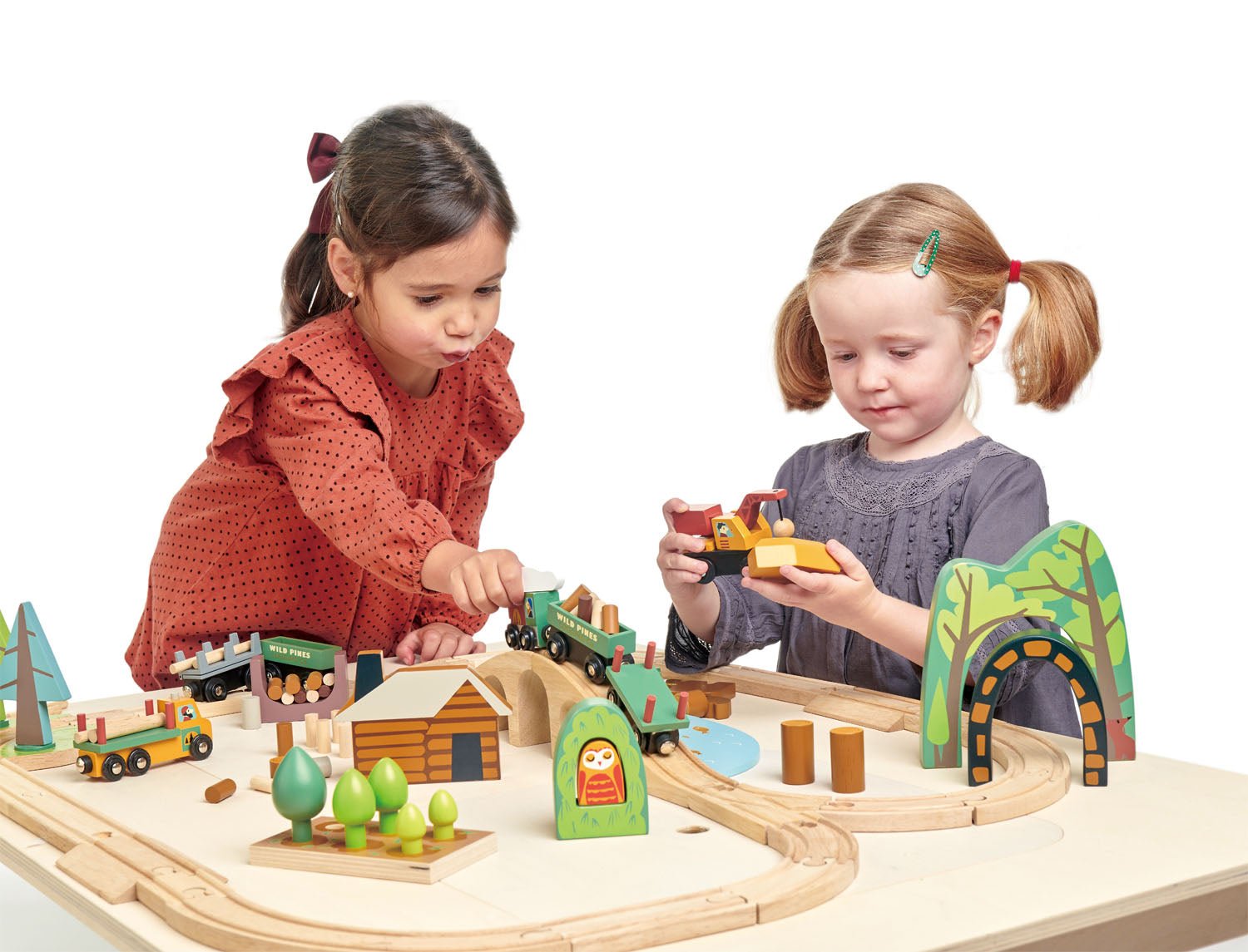 Wild Pines Train Set - Wooden train sets - ELLIE