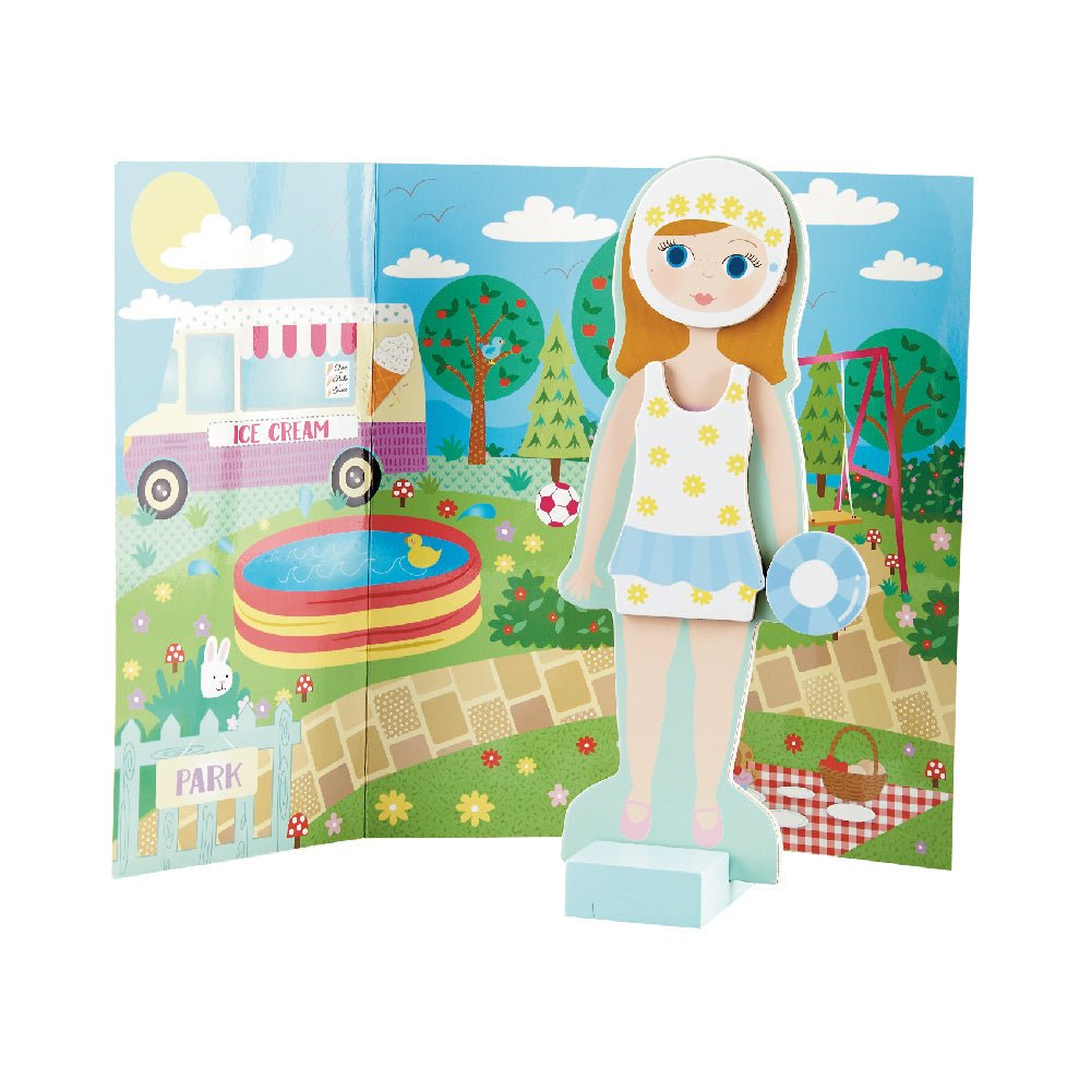 Wooden Magnetic Dress Up Doll - Elsie - Wooden Toys - ELLIE