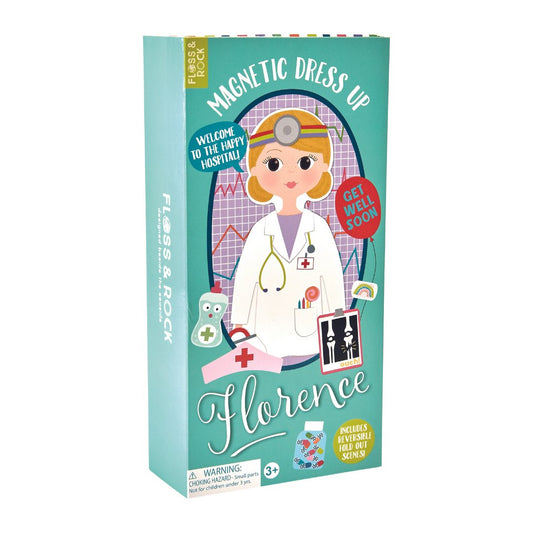 Wooden Magnetic Dress Up Doll - Florence - Wooden Toys - ELLIE