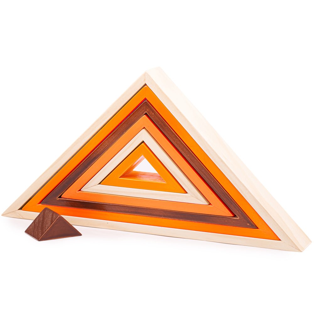 Wooden Stacking Triangles - ELLIE