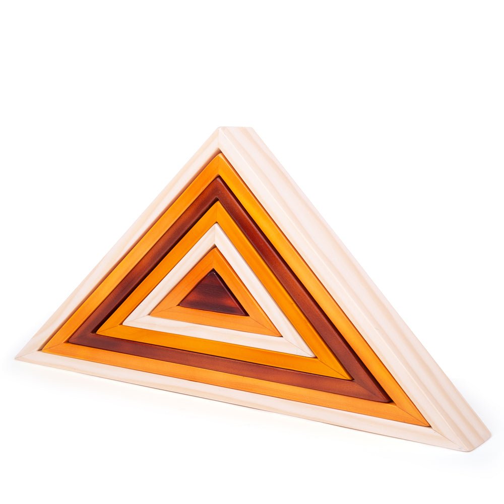 Wooden Stacking Triangles - ELLIE