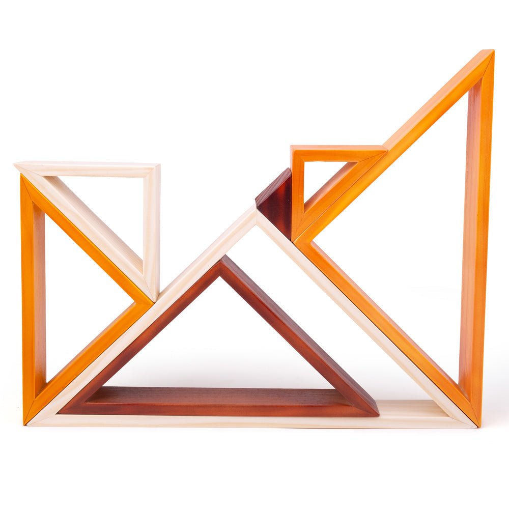 Wooden Stacking Triangles - ELLIE