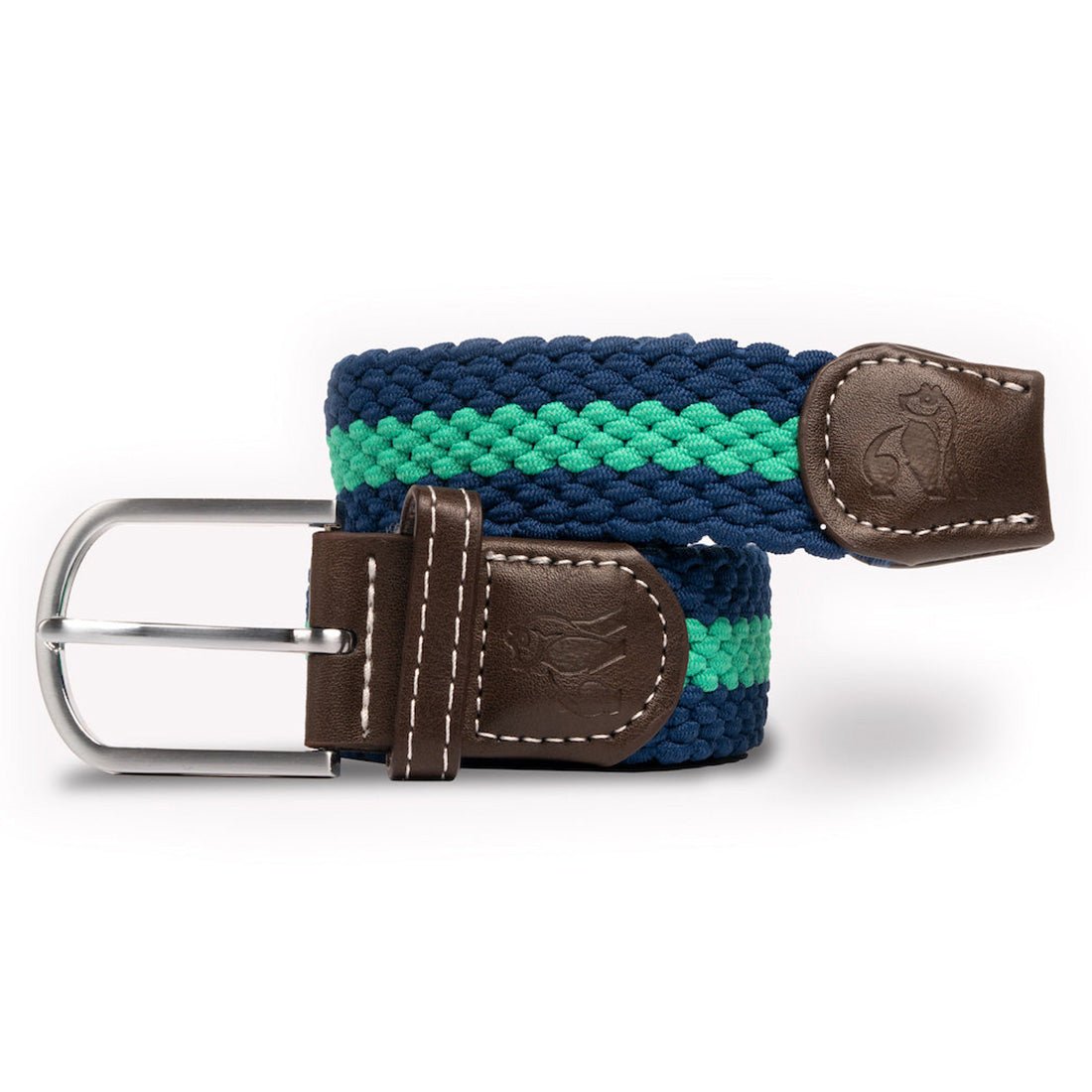 Woven Belt - Blue / Green Stripe - Belt - ELLIE