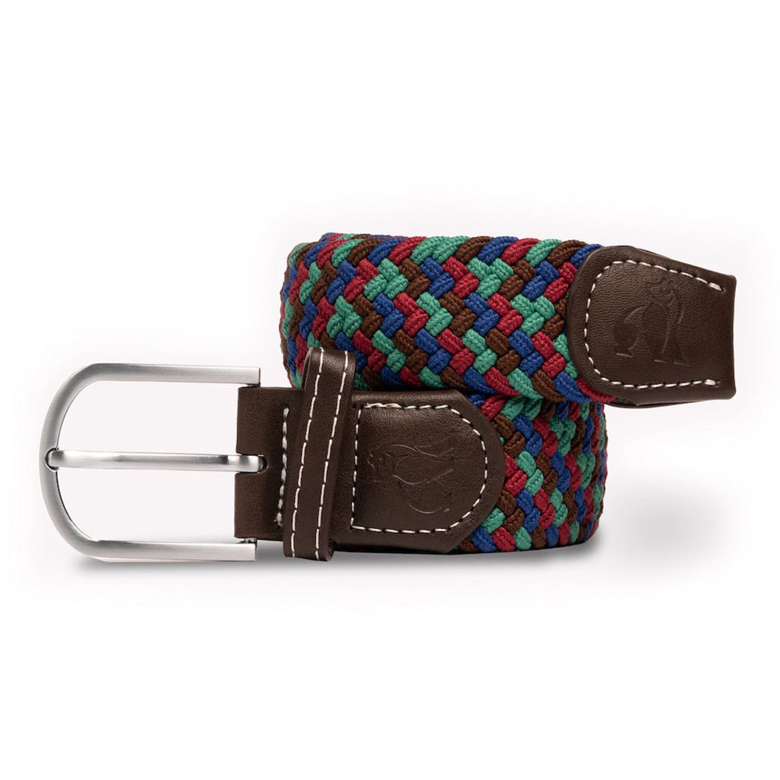 Woven Belt - Blue / Green Zigzag - Belt - ELLIE