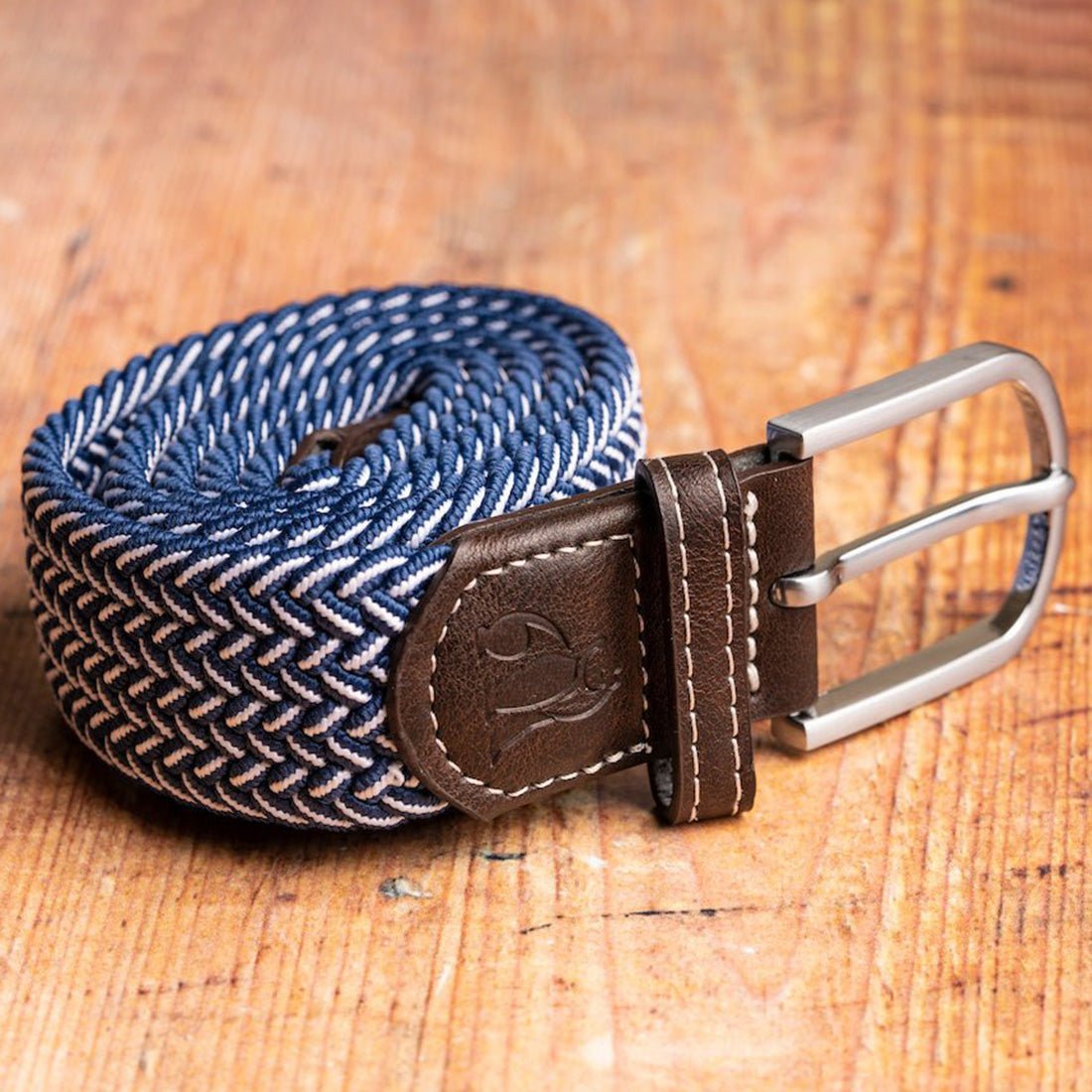 Woven Belt - Navy Fine Weave - Belt - ELLIE