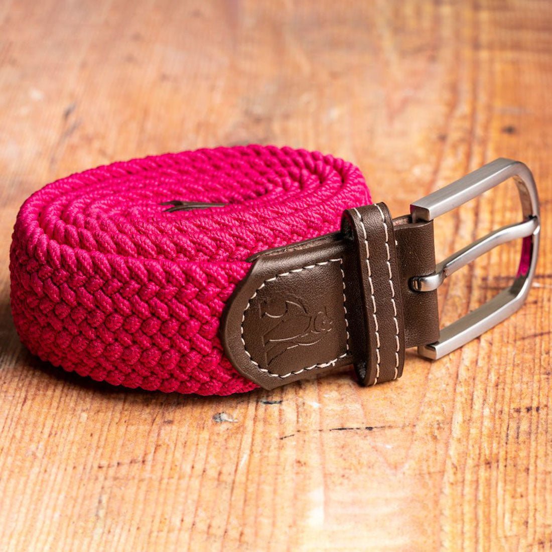 Woven Belt - Rich Pink - Belt - ELLIE