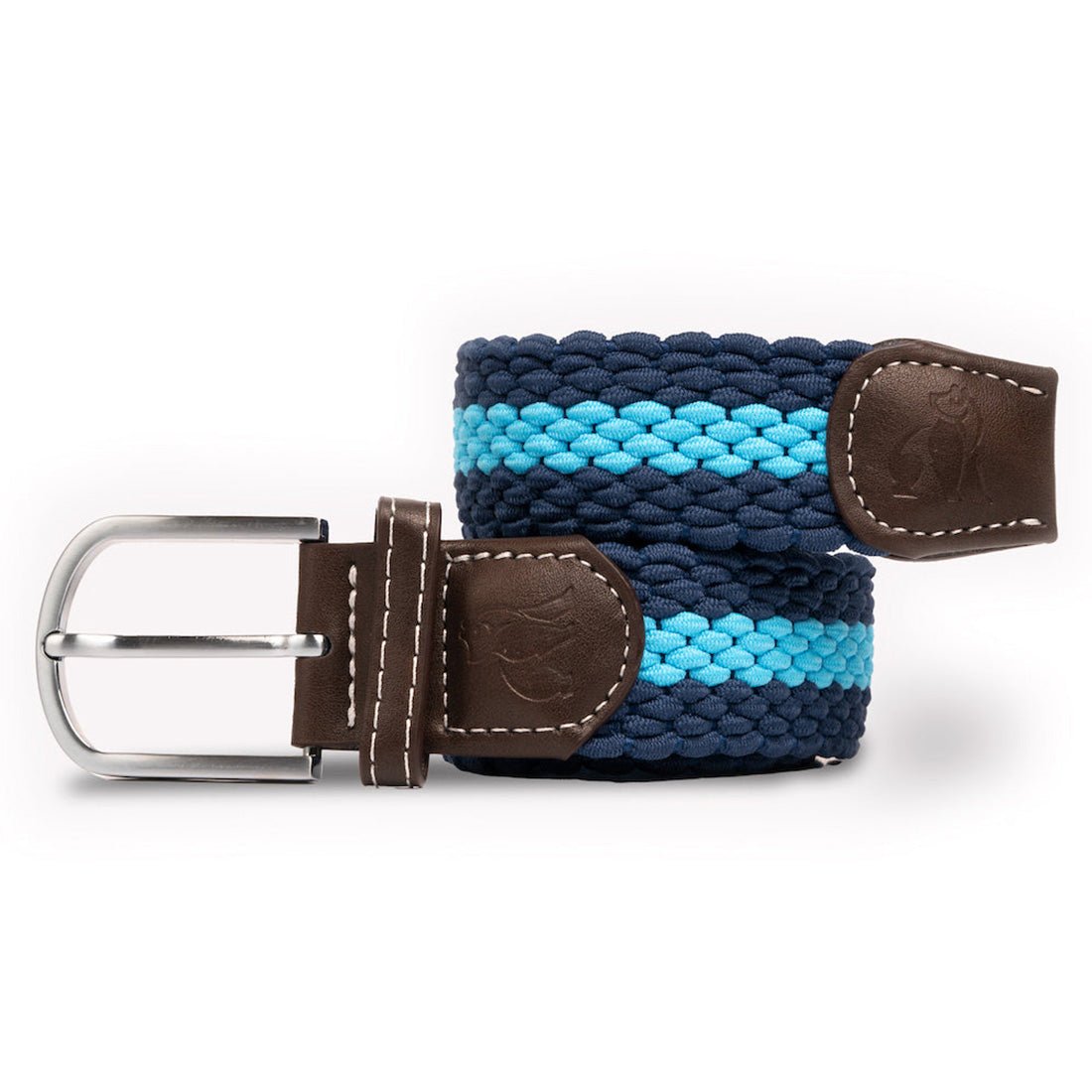 Woven Belt - Sky Blue Stripe - Belt - ELLIE