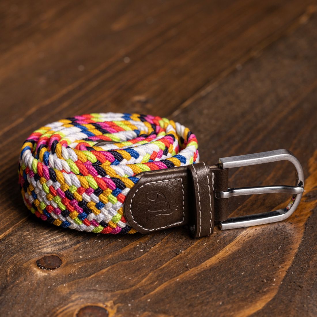 Woven Belt - Versicoloured Zigzag - Belt - ELLIE